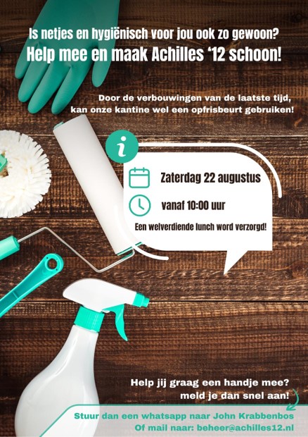 Een schone start! Help mee